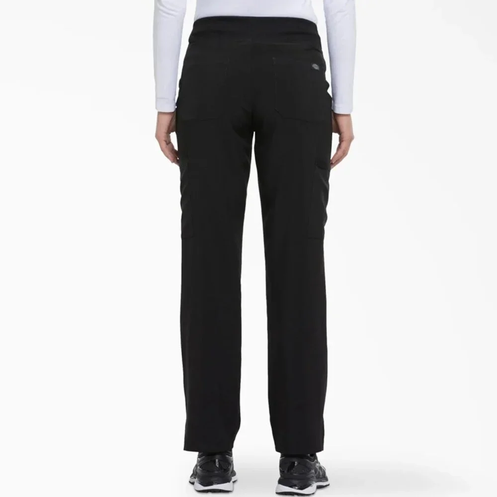 EUC Womens EDS Essentials Cargo Scrub Pants Black Medium Tall DK005T - Picture 2 of 7